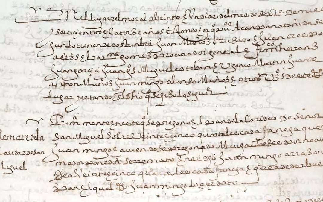 La caridad de San Miguel